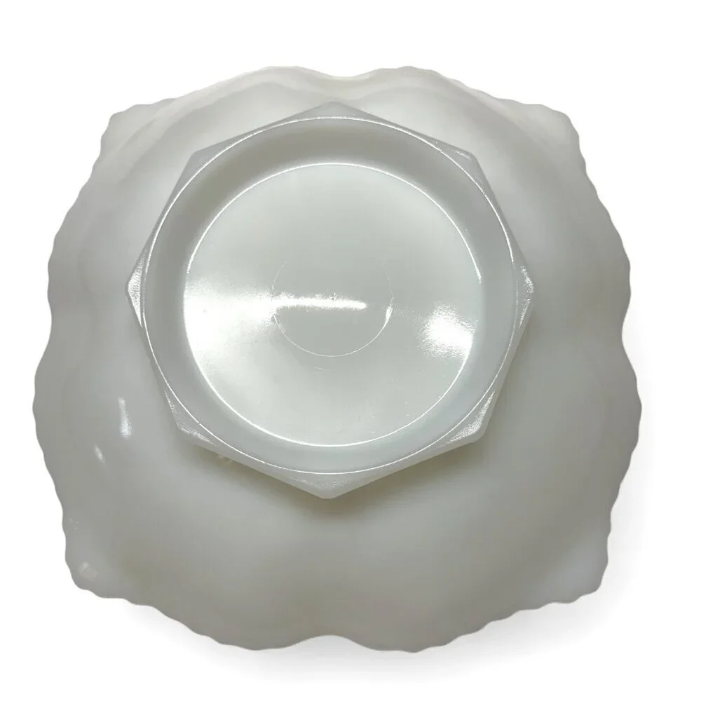 Indiana Glass Harvest Grape Milk Glass Plate 10 Inch